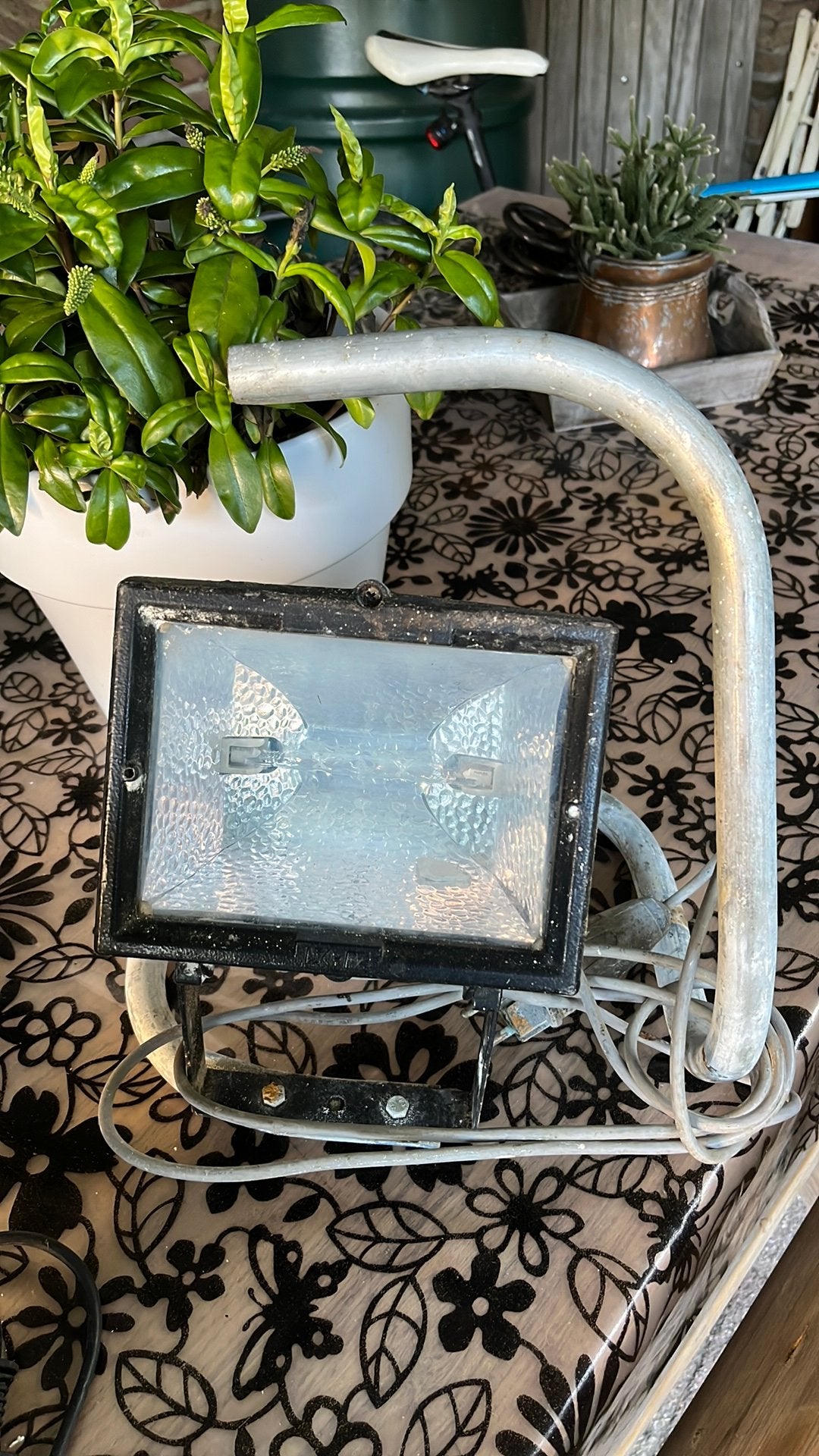 Goed werkende bouwlamp., Ophalen of Verzenden, Zo goed als nieuw, Lamp