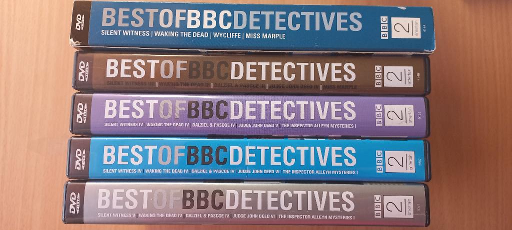 BBC Detectives - 5 Boxen - 25disc set - Box 4,12,13,14 & 15, Vanaf 16 jaar, Verzenden, Zo goed als nieuw, Boxset