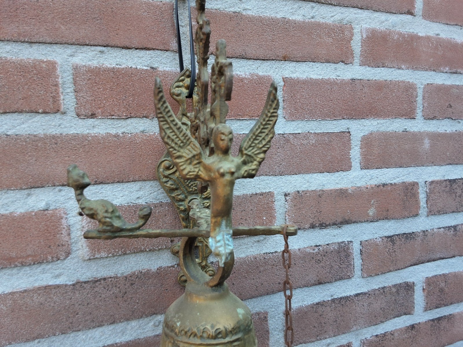 koperen bel, Huis en Inrichting, Ophalen, Gebruikt