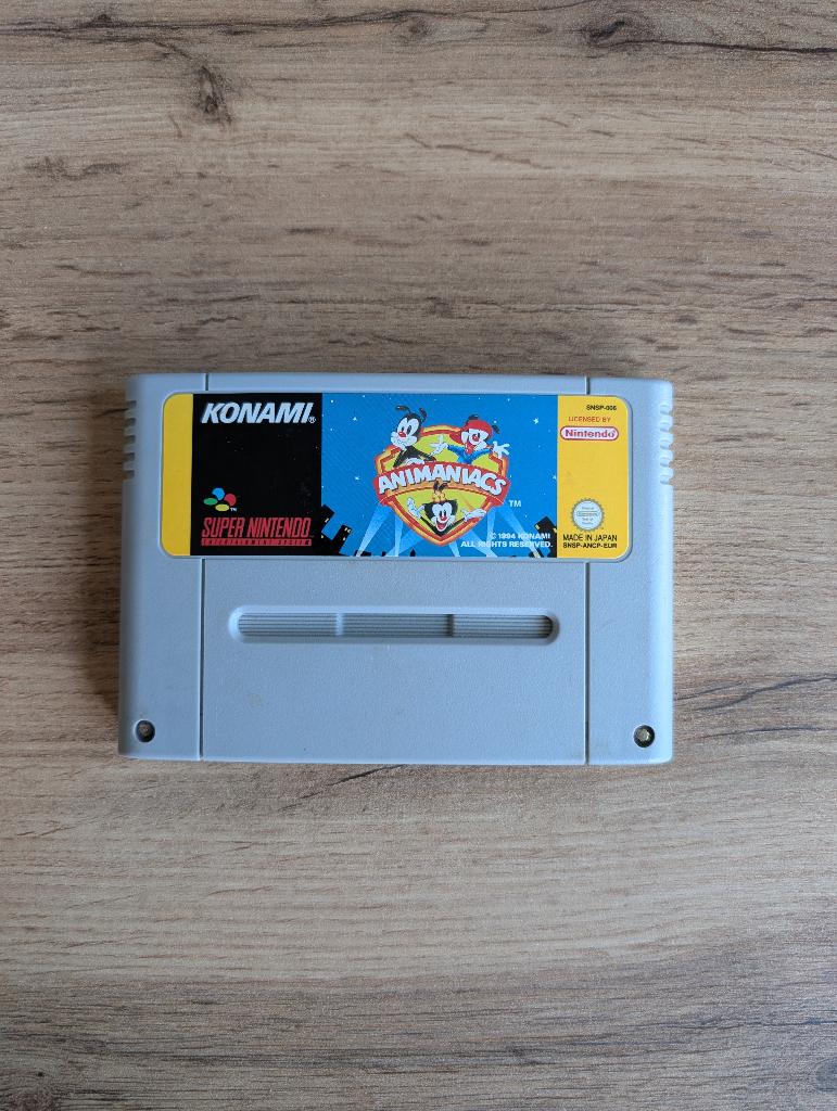 Animaniacs SNES, 1 speler, Ophalen of Verzenden, Zo goed als nieuw, Vanaf 3 jaar