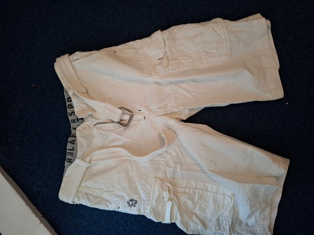 RELAKZ short M-48/50 INCL.VERZENDEN, Relakz, Maat 48/50 (M), Wit, Ophalen of Verzenden