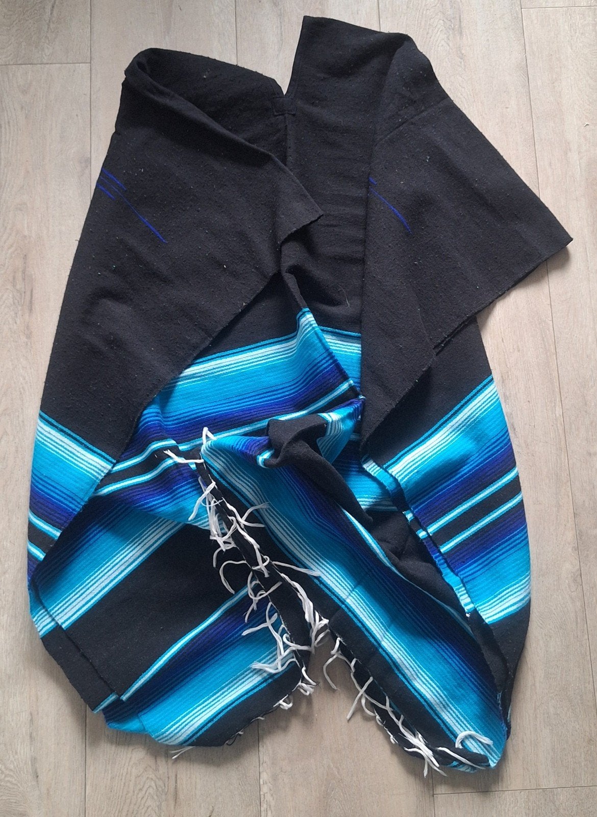Originele MEXICAANSE poncho. Handgeweven., Ophalen of Verzenden, Zo goed als nieuw, Overige typen