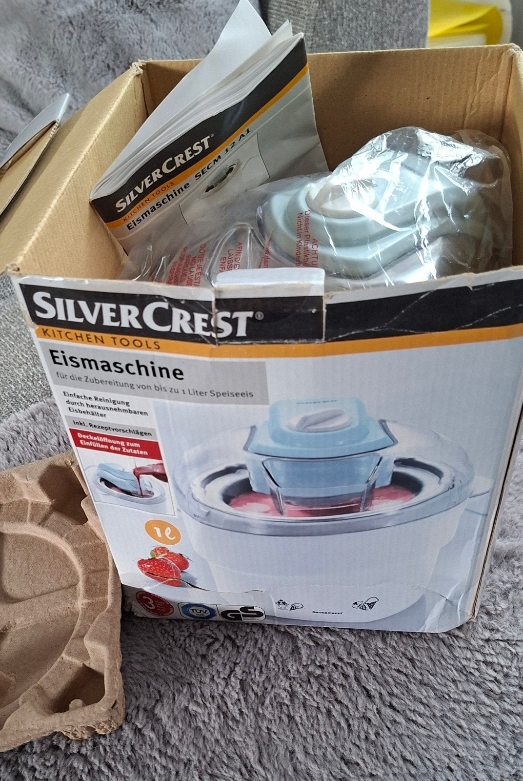 SilverCrest IJsmachine SECM 12 A1 - Ongebruikt, Ophalen, Nieuw