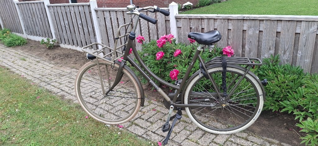 Dames transportfiets Batavus 28 inch, Ophalen, Terugtraprem, Gebruikt, Versnellingen