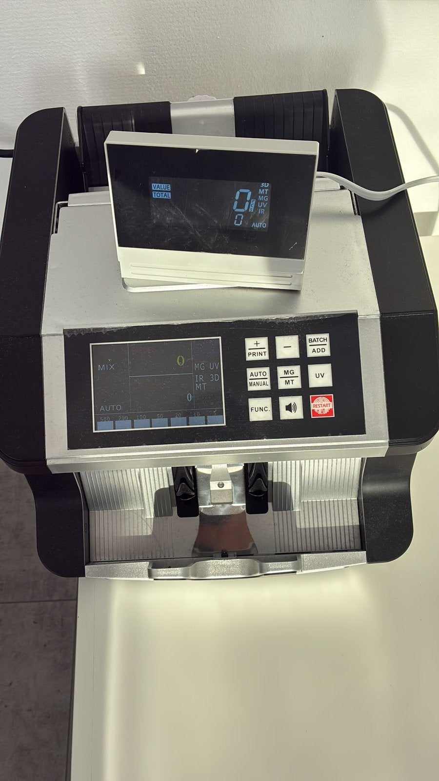 Geldtelmachine Value 998 – met valsgelddetectie, Postzegels en Munten, Ophalen