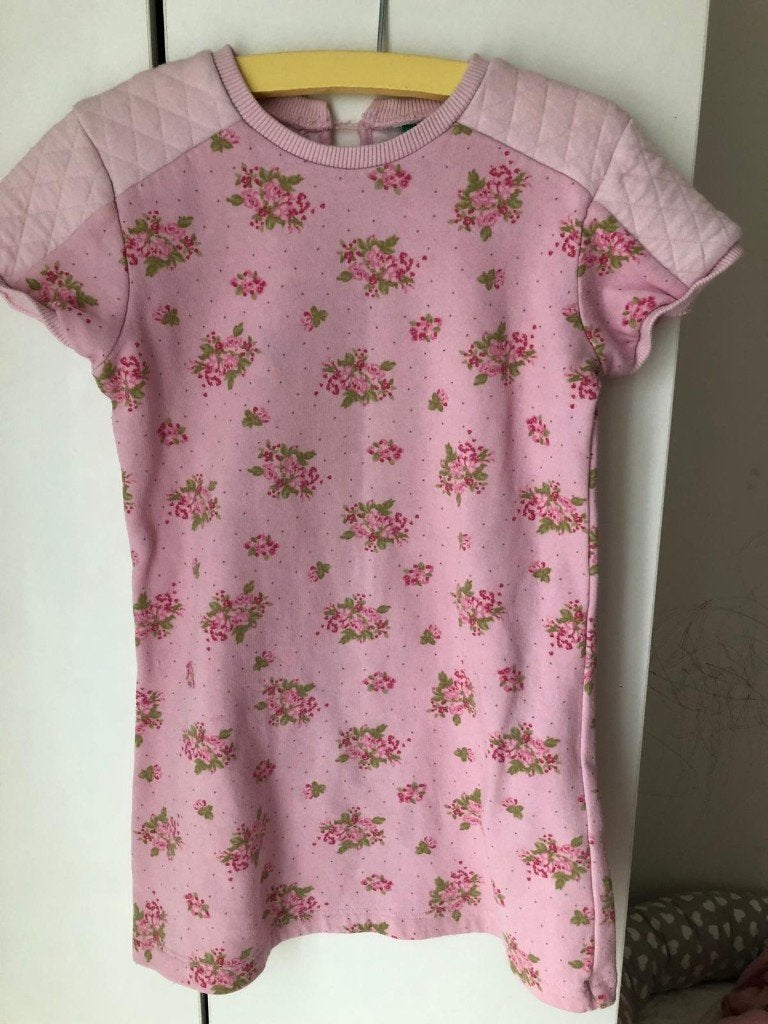 Benetton jurk/tuniek, 98, weinig gedragen, Meisje, Ophalen of Verzenden, Zo goed als nieuw, Jurk of Rok