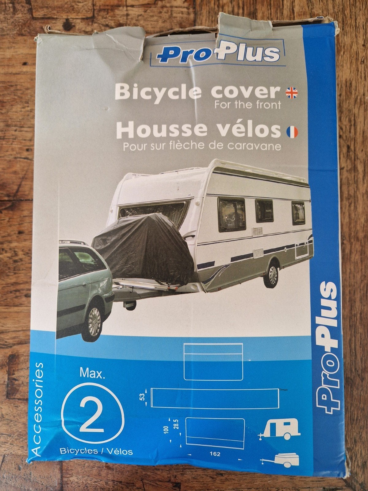 ProPlus fietsafdekhoes voor caravan dissel (max 2 fietsen), Caravans en Kamperen, Caravan accessoires, Ophalen of Verzenden