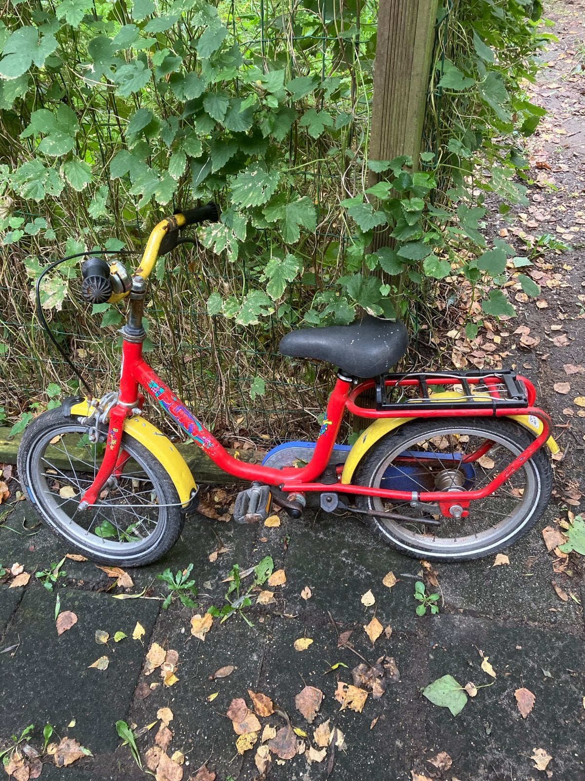 Puky kinderfiets 14 inch met anti-lekband, Ophalen, Gebruikt, Minder dan 16 inch