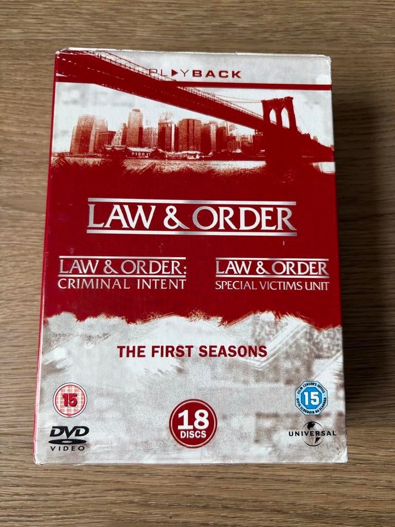 Law & Order: The First Seasons - Criminal Intent & SVU, Cd's en Dvd's, Dvd's | Tv en Series, Gebruikt, Vanaf 16 jaar, Boxset, Drama