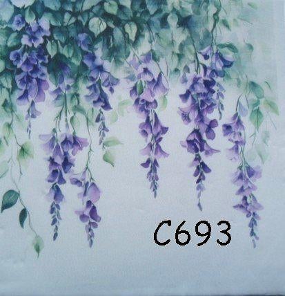Servetten decoupage/bullet journal * blauwe regen C693, Verzenden, Nieuw