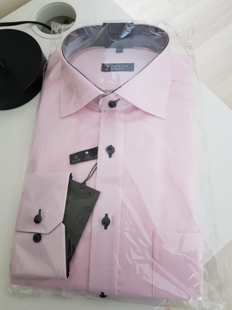 Te koop overhemd (merk Eterna Comfort Fit), Eterna, Nieuw, Ophalen of Verzenden, Roze