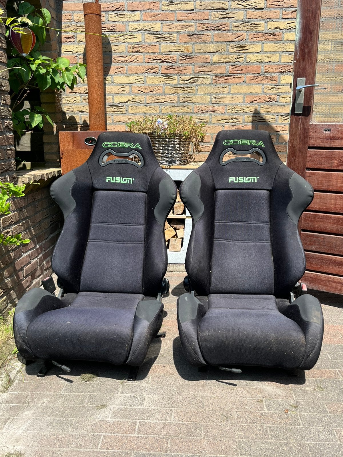 Nette set Cobra Daytona verstelbare kuipstoelen/sportstoelen, Ophalen, Gebruikt