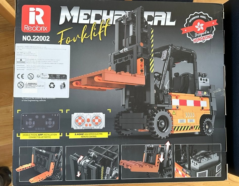 Nieuw in doos, Reobrix heftruck, Minecraft, Nieuw, Ophalen of Verzenden, Compleet