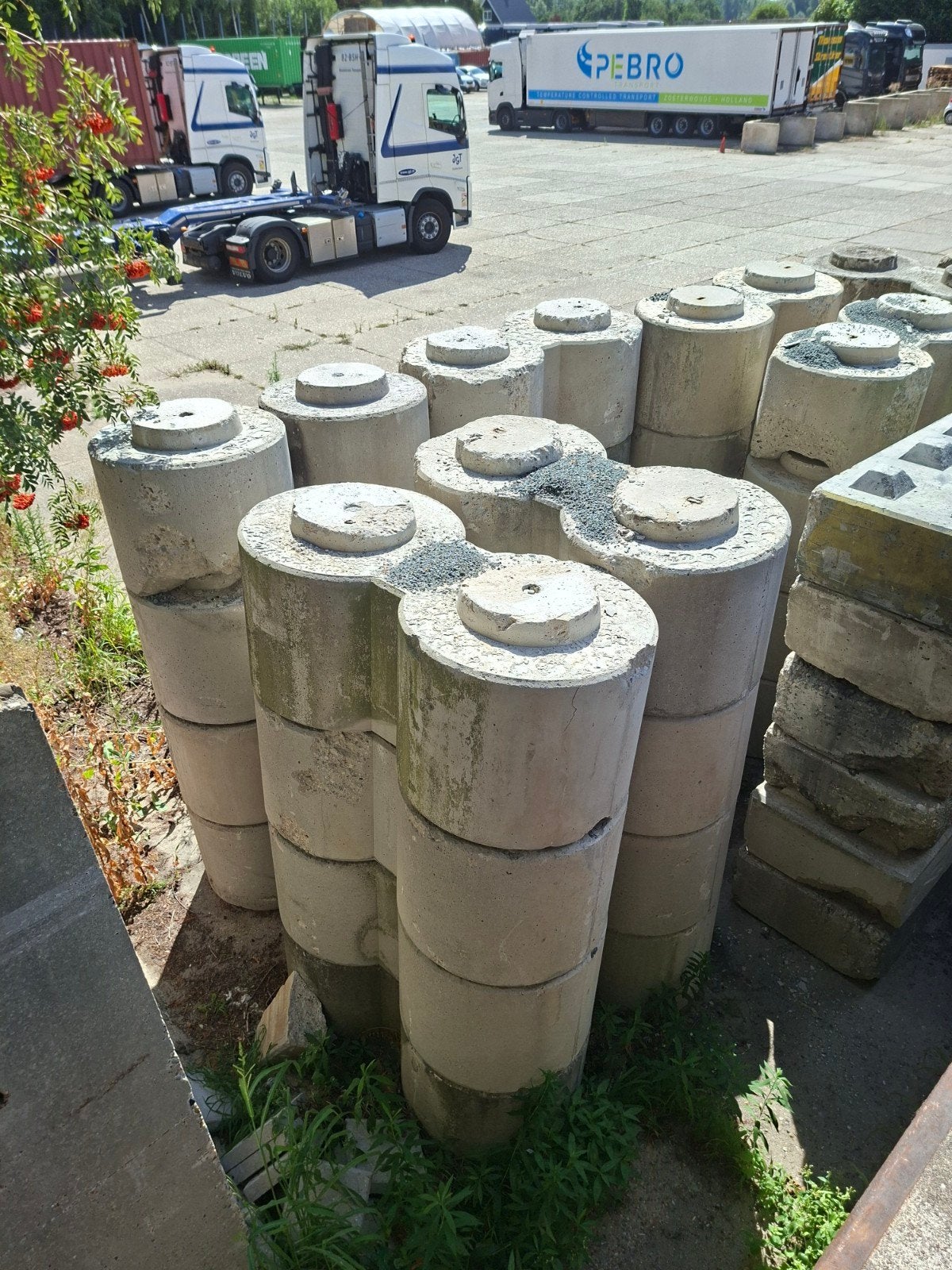 goedkope, ronde megablokken.  a, b en c kwaliteit., Ophalen of Verzenden, Nieuw, Beton, Overige typen