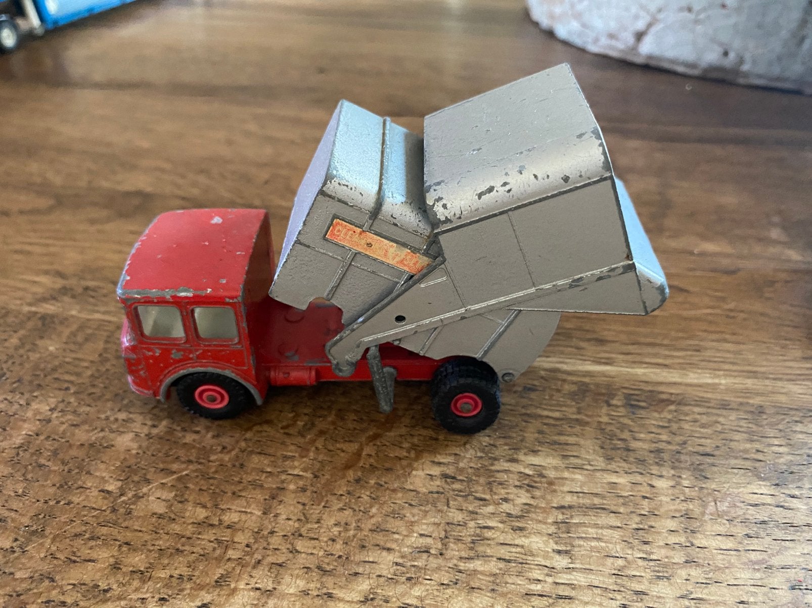 Matchbox King Size K-7 S.D. vuilniswagen, Ophalen of Verzenden, Gebruikt, Bus of Vrachtwagen