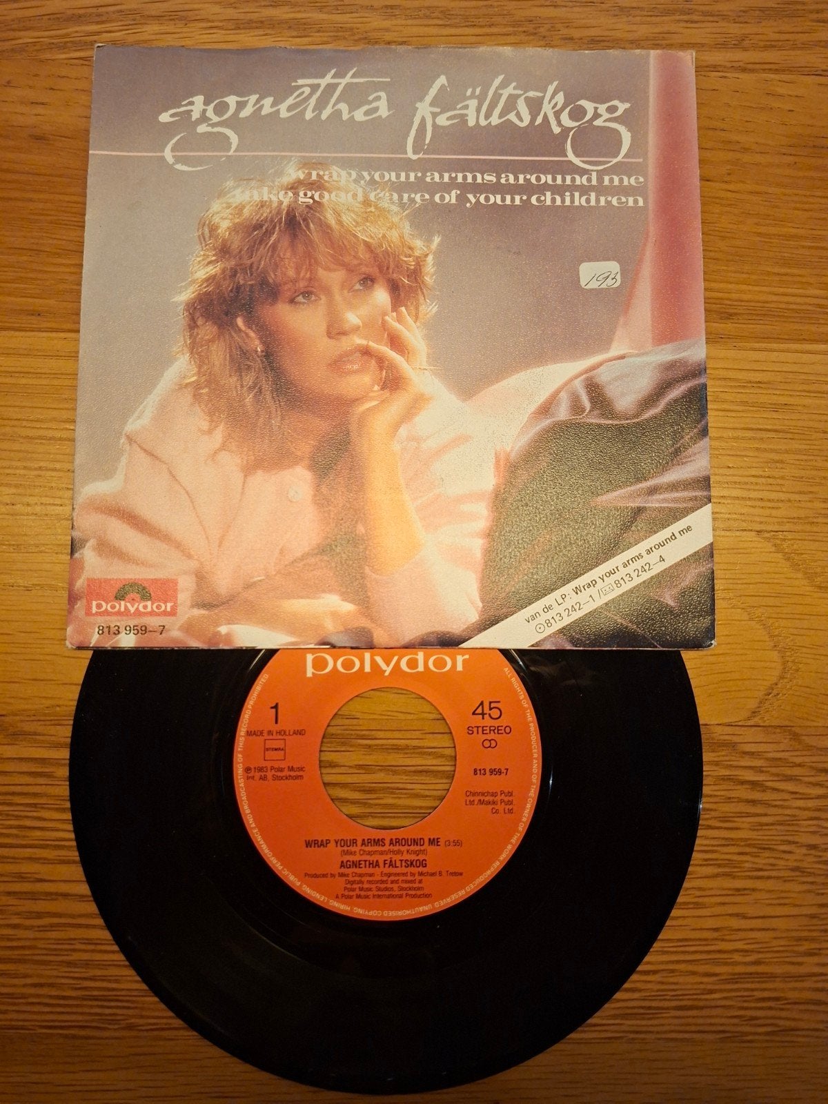 Agnetha Fältskog - Wrap Your Arms Around Me (Single), Ophalen of Verzenden