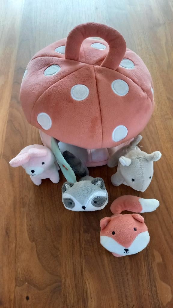 Pluchen paddestoel, merk Lambs & Ivy, Gebruikt, Overige merken, Overige karakters, Overige typen