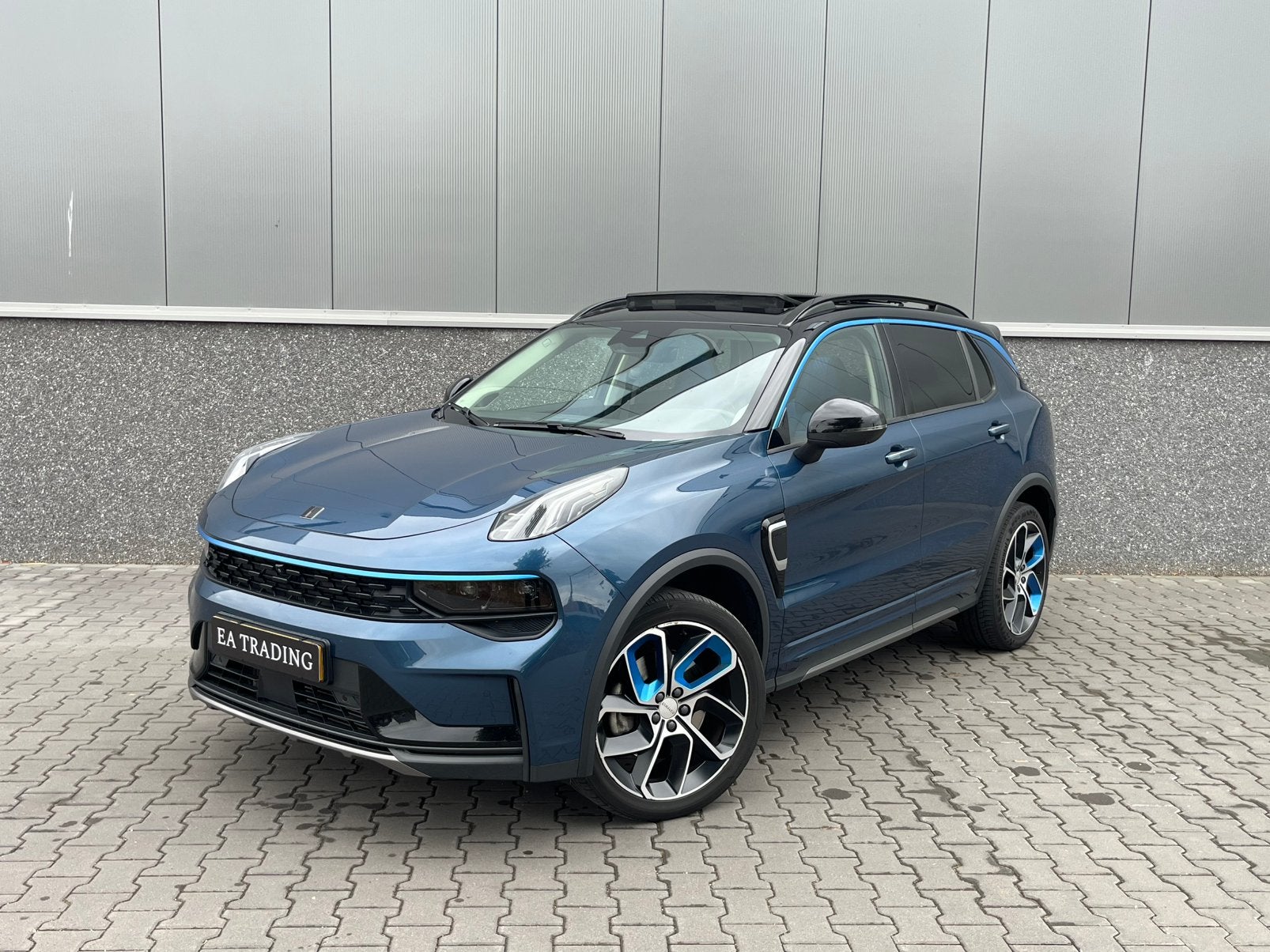 Lynk&Co 01 PHEV 2022 | 360 | Pano | Memory | Keyless | Adapt, Stof, 1800 kg, Blauw, Bedrijf