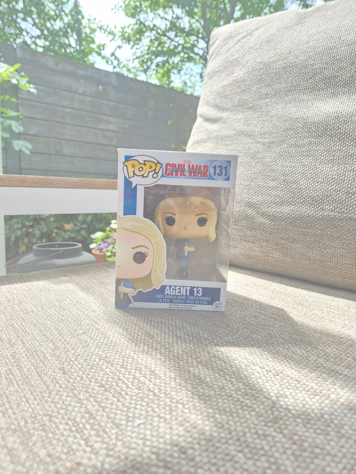 Funko Pop! Marvel Civil War Agent 13 #131, Ophalen of Verzenden, Gebruikt