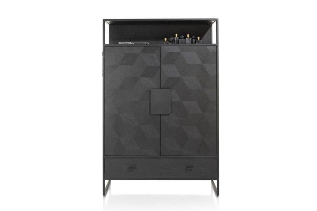 Nieuwe bergkast, 115x42x175 cm, Onyx, Capella Xooon, Huis en Inrichting, Kasten | Wandmeubels, Met deur(en), Nieuw, Minder dan 150 cm