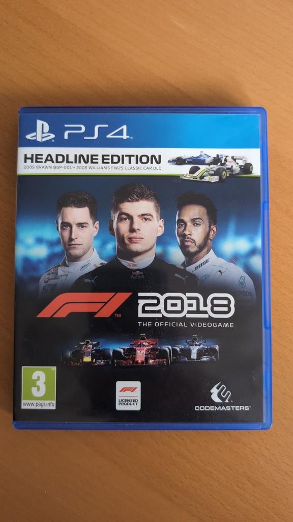 F1 2018 Headline Edition PS4 - Racegame met DLC, Online, 1 speler, Racen en Vliegen, Ophalen of Verzenden