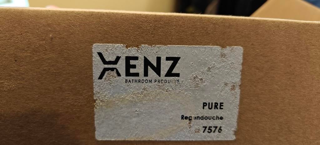 Xenz Pure Regendouche - Nieuw in doos, Ophalen of Verzenden, Nieuw, Chroom, Douche