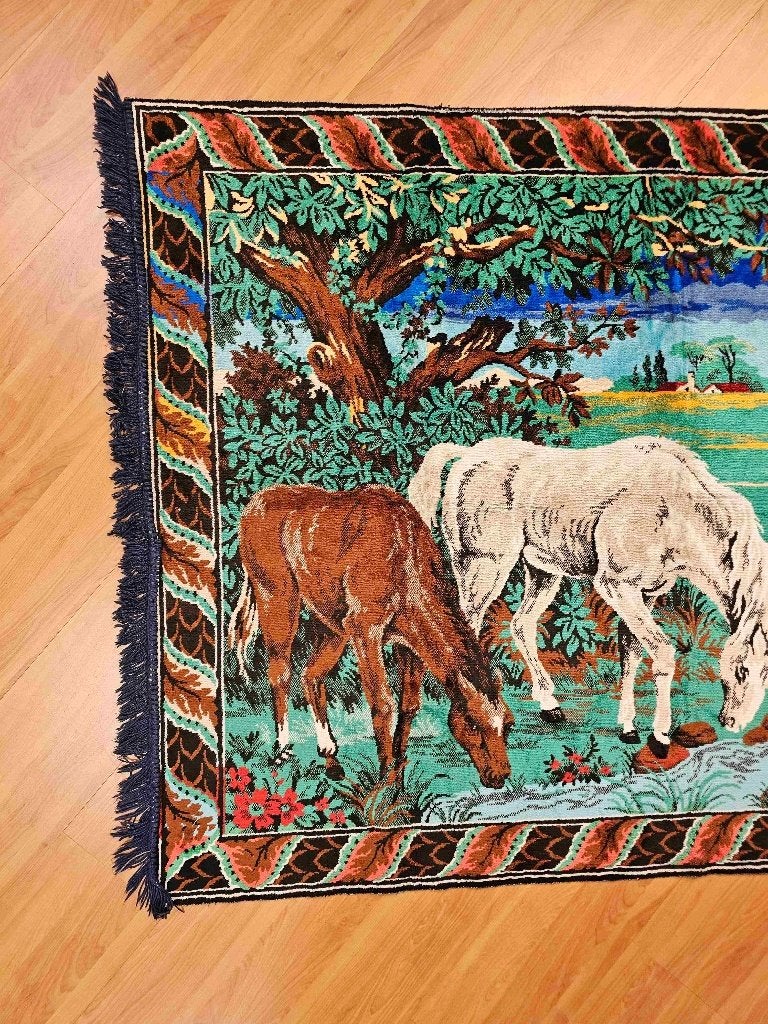Wandkleed paarden 165/110 cm, 165 cm, 115 cm, Gebruikt, Etten-Leur