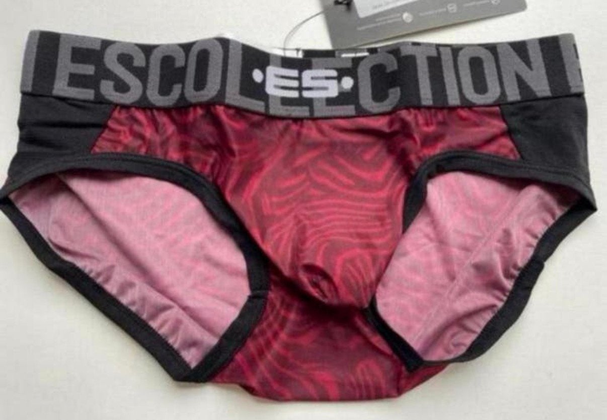 ES Collection Polyamide Slip, Verzenden, Rood, Slip