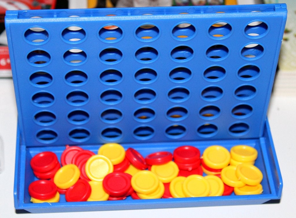 Hasbro 4 op een rij reisspel 2 spelers (6+), Een of twee spelers, Ophalen of Verzenden, Zo goed als nieuw, Hasbro