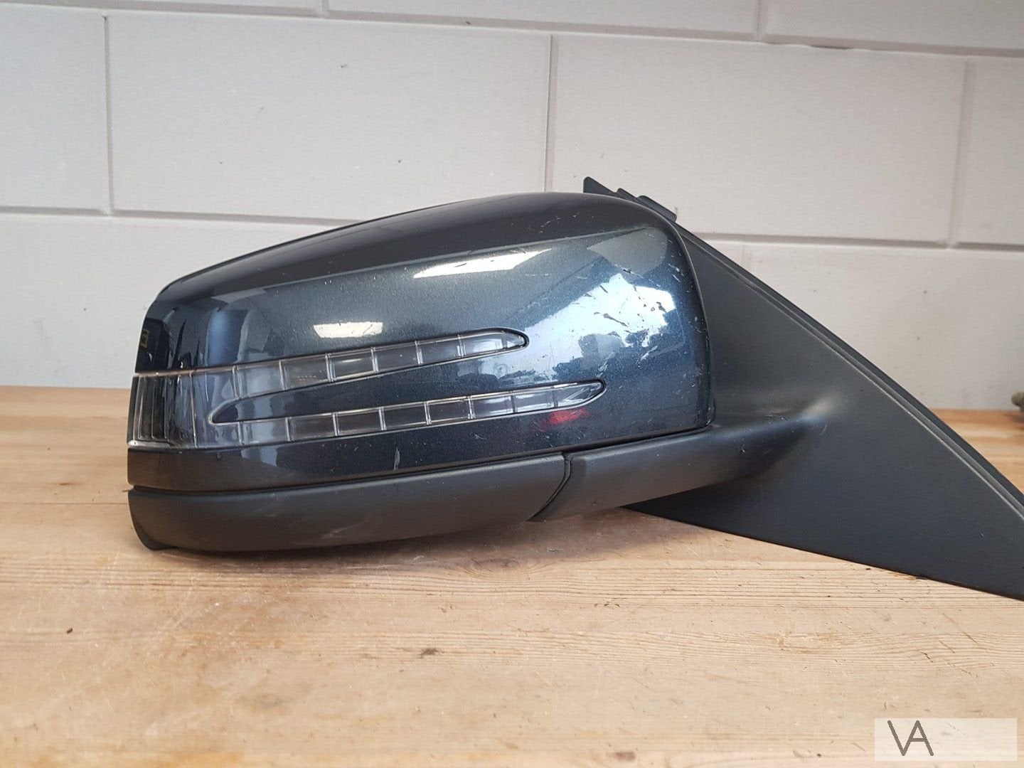 Mercedes C klasse W204 facelift spiegel dodehoek 12dr €150, Gebruikt, -, Ophalen of Verzenden, -