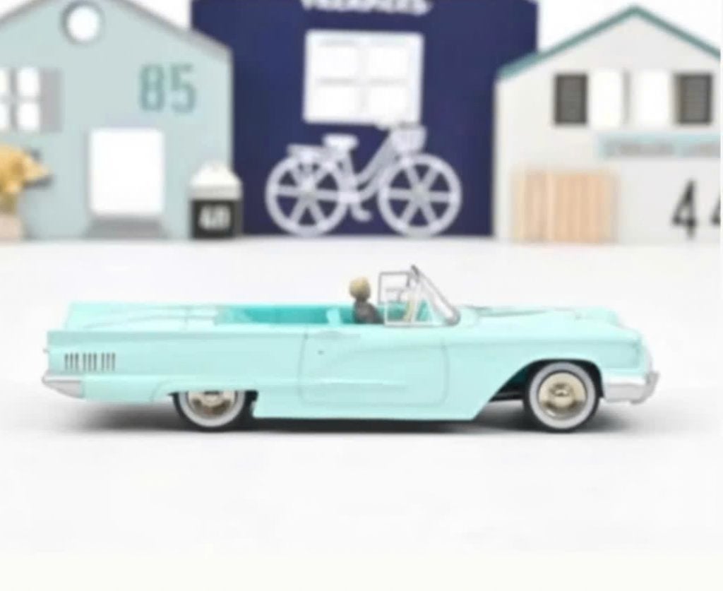 Ford Thunderbird 1960 BLAUW NOREV / DINKY 1:43 ref. CL2712, Verzenden, Nieuw, Auto, Norev