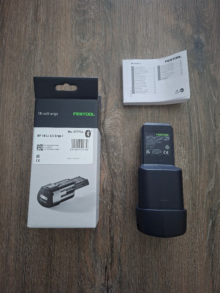 Nieuwe Festool BP 18 Li 3,0 Ergo Accu met Bluetooth, Ophalen of Verzenden, Nieuw