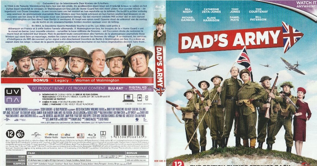 Dad's Army Blu ray (ned.ondert. ), Ophalen of Verzenden, Zo goed als nieuw, Humor en Cabaret