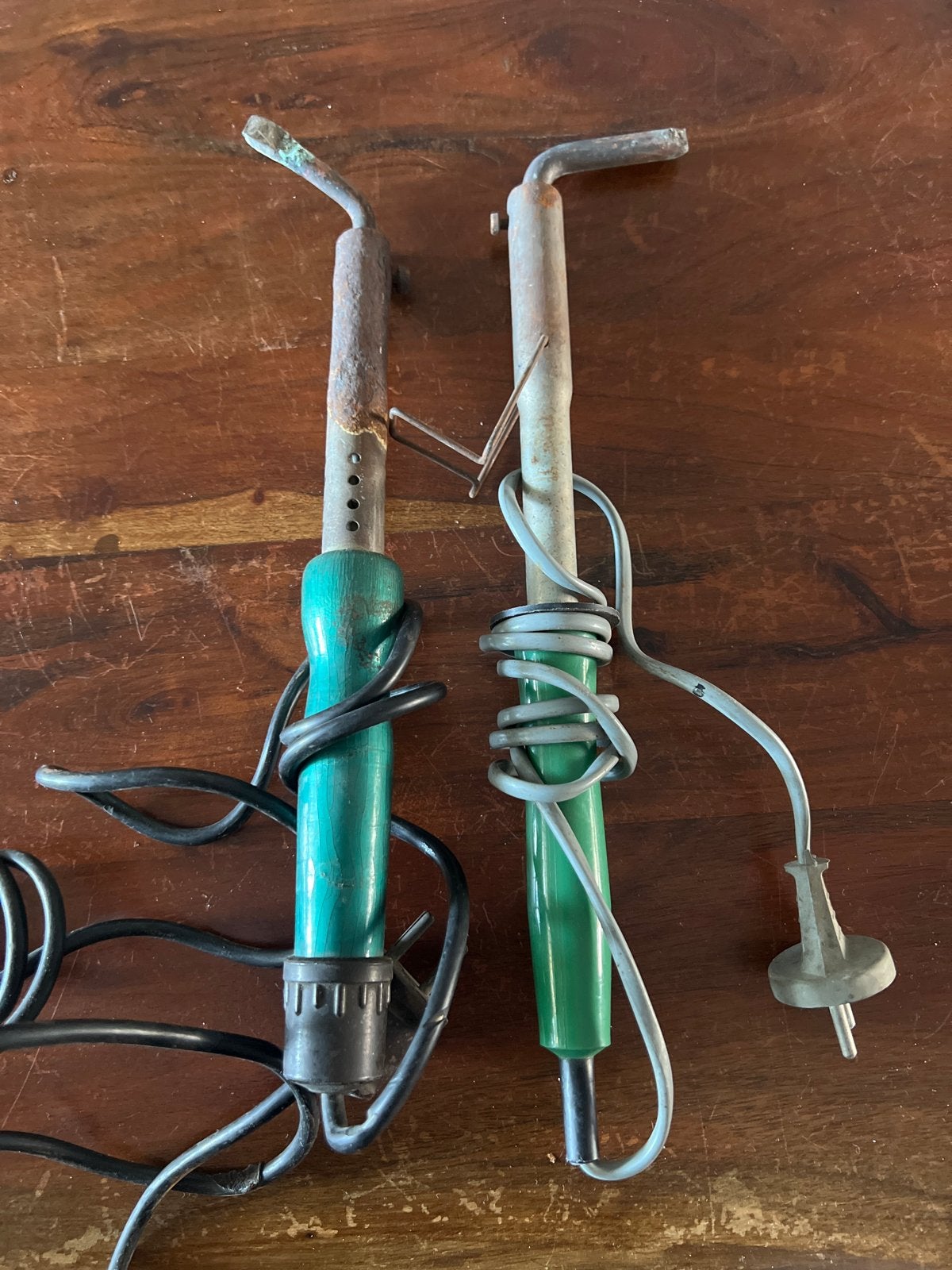 Oude soldeerbouten - set van 2, Ophalen, Gebruikt, Minder dan 150 ampère, Overige typen