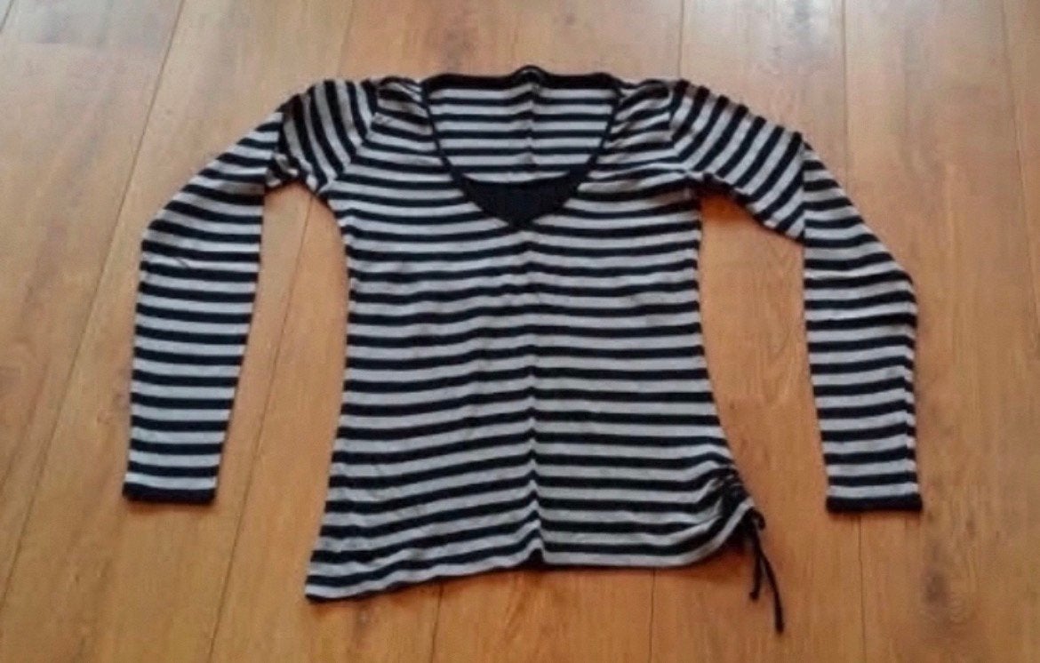 Meisjes streep longleeve. Maat 176 / S. Merk, Ophalen of Verzenden, Zo goed als nieuw, Meisje, Shirt of Longsleeve