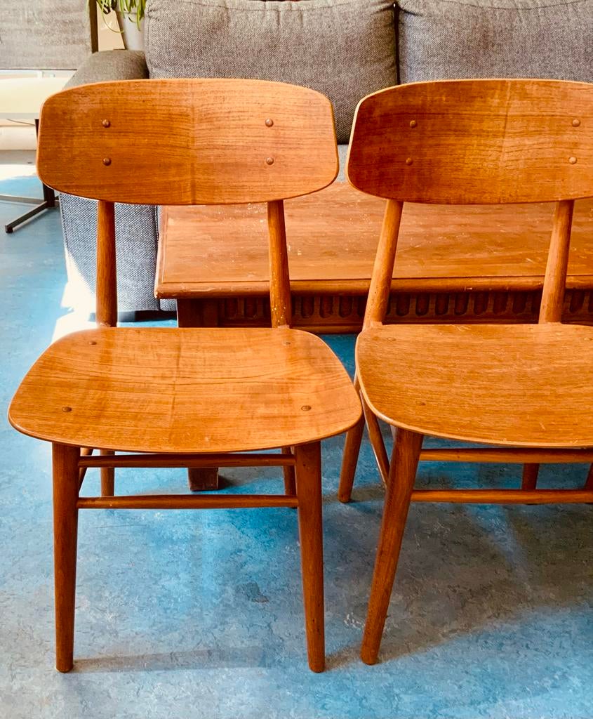 3x Børge Mogensen design stoelen , Søborg Møbelfabrik 1950, Ophalen