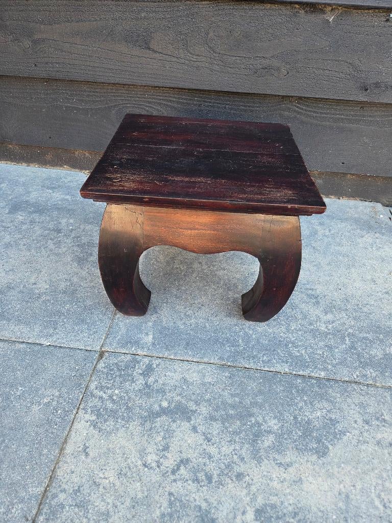 oosterse opium tafel, Huis en Inrichting, Tafels | Salontafels, Ophalen, Minder dan 50 cm, Vierkant, Minder dan 50 cm