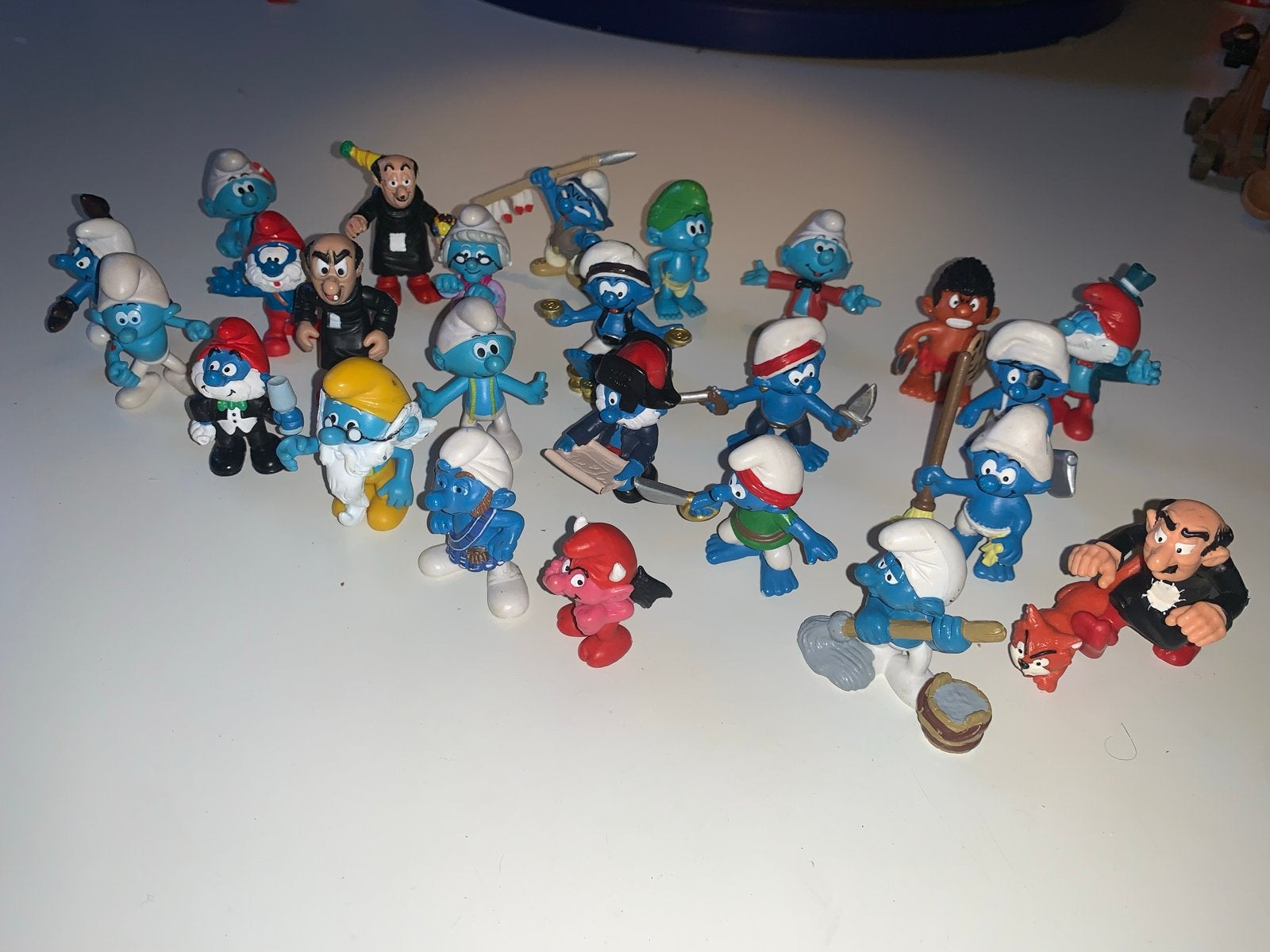collectie Smurfen beeldjes 2, Verzamelen, Ophalen of Verzenden, Gebruikt, Verschillende Smurfen, Poppetje, Figuurtje of Knuffel