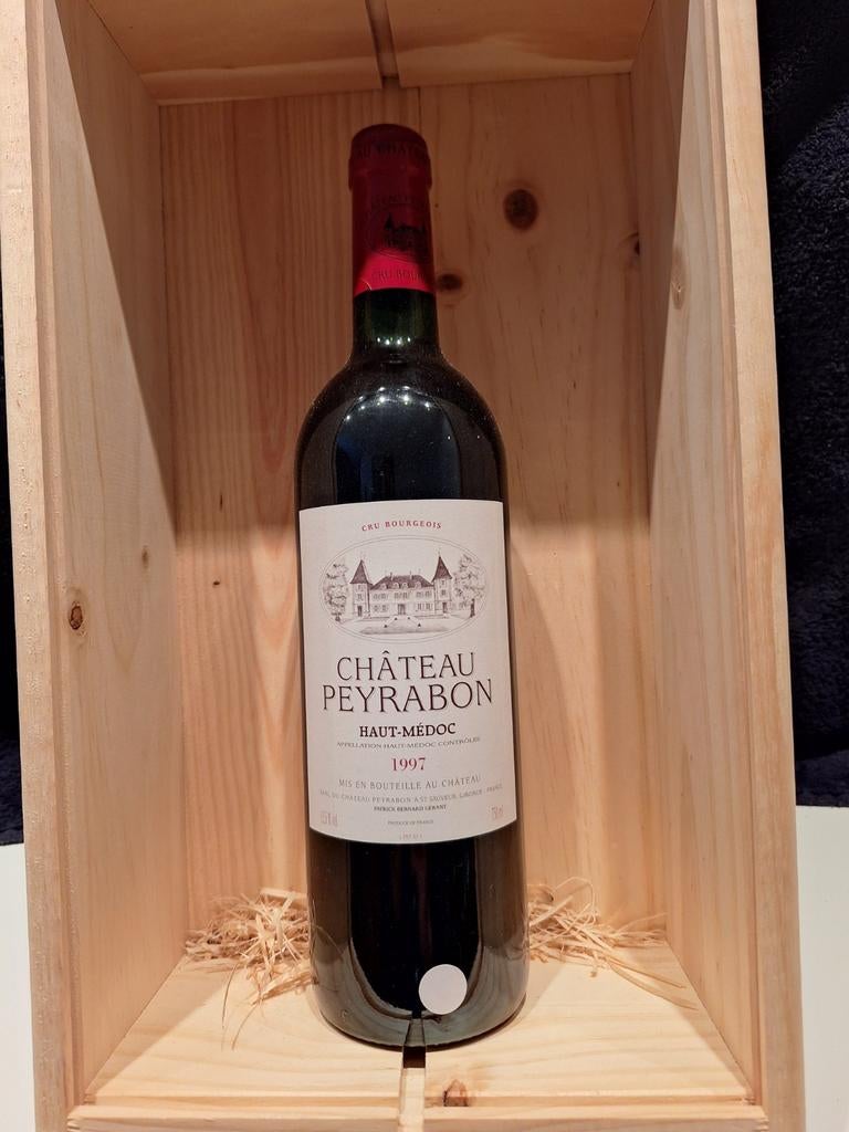 Château Peyrabon Haut-Médoc 1997 - Cru Bourgeois, Gebruikt, Frankrijk, Ophalen of Verzenden, Rode wijn