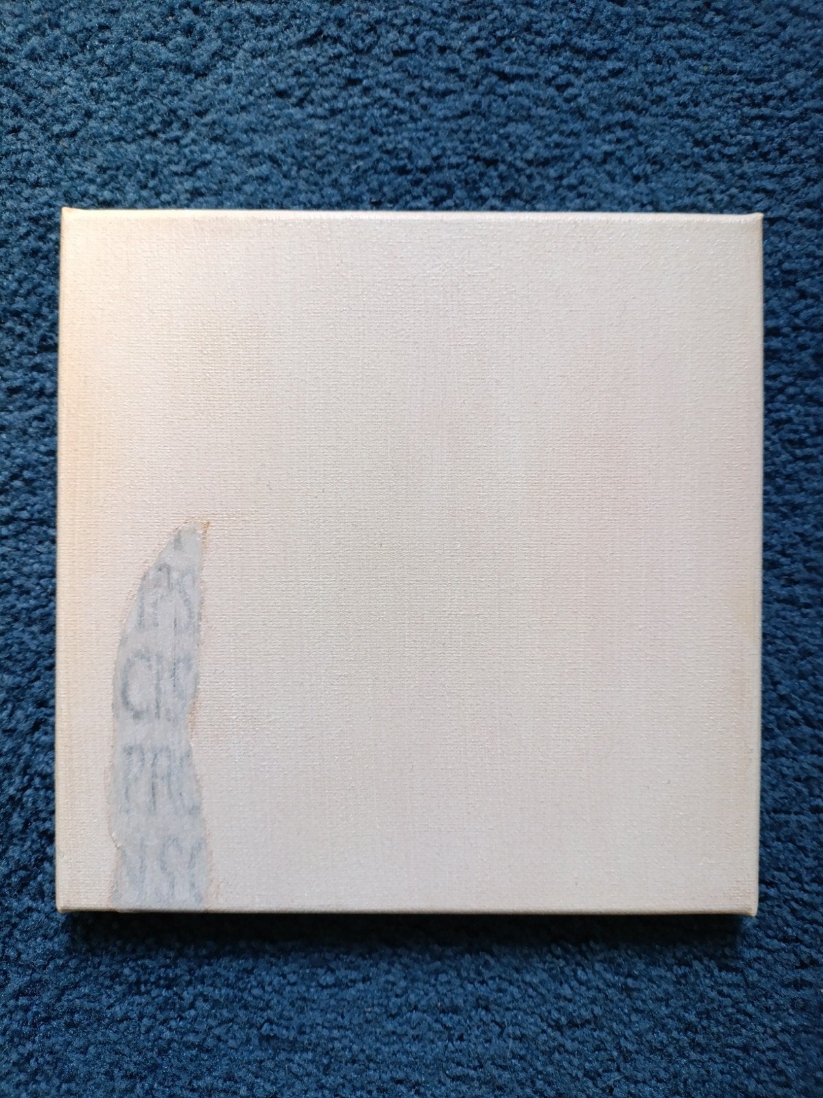 Abstract schilderij beige met goud, 20x20 cm, Ophalen of Verzenden