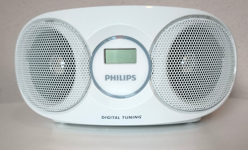 Philips AZ318W Audio System (CD/MP3, USB, FM), Ophalen, Philips, Gebruikt, Draagbaar