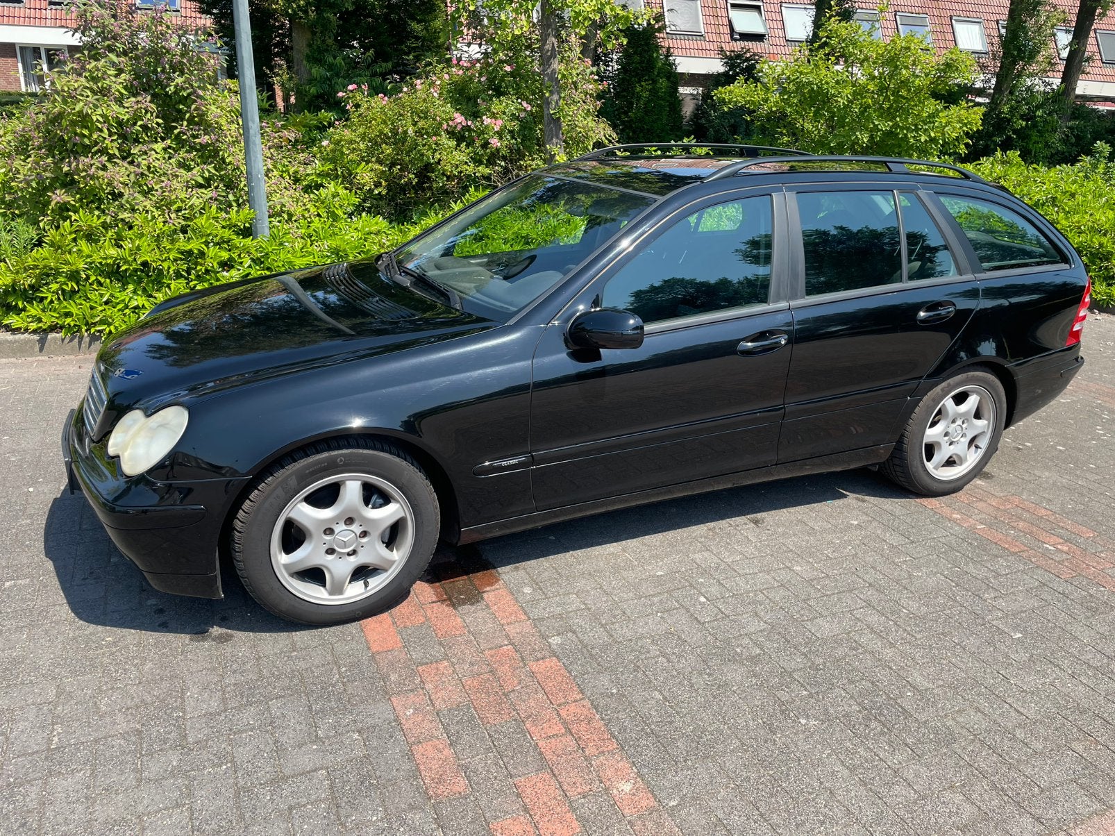 Mercedes w203  trekhaak schuifdak uni zwart 040, Ophalen, Gebruikt, Mercedes-Benz
