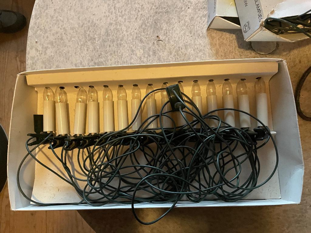 Kerstboomverlichting Kaarsjes - 3 dozen, Diversen, Kerst, Ophalen of Verzenden, Gebruikt