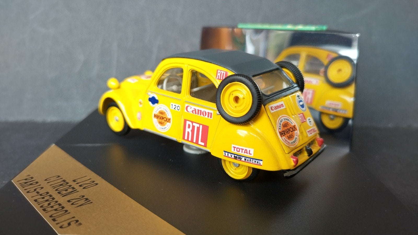 Citroen 2cv Raid Paris Persepolis 1:43 Vitesse Pol, Overige merken, Auto, Verzenden, .