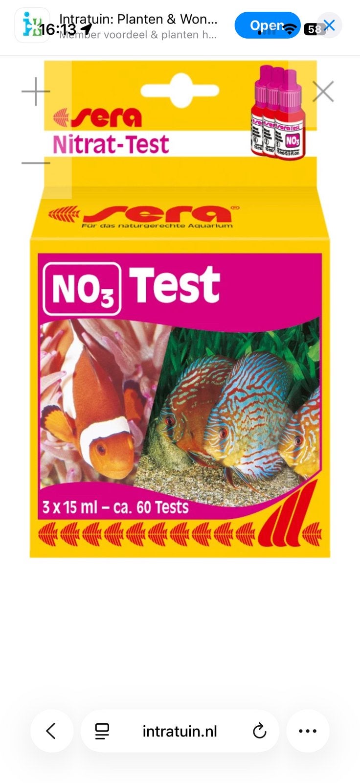Maatlepeltje sera no3 test gezocht, Ophalen of Verzenden
