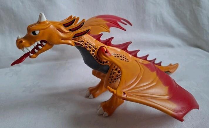 Playmobil Flame Dragon Vuurdraak uit set 5483, Ophalen of Verzenden, Gebruikt, Los playmobil