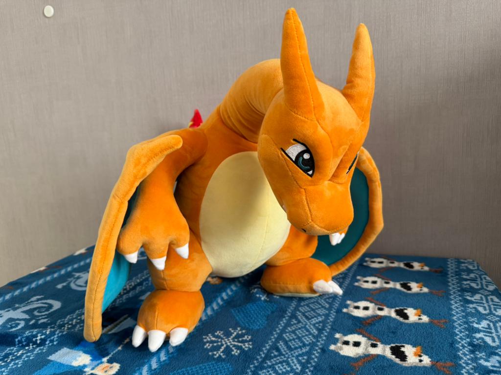 Pokemon knuffel Charizard Jazwares, Ophalen of Verzenden, Zo goed als nieuw, Overige typen