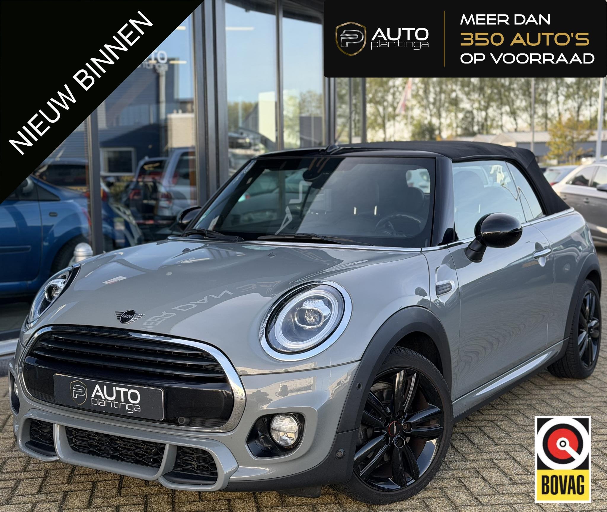 MINI Cabrio 1.5 Cooper 136PK | UNIEK NETTE STAAT | 1e Eigena, Gebruikt, Cabriolet, 4 stoelen, Origineel Nederlands