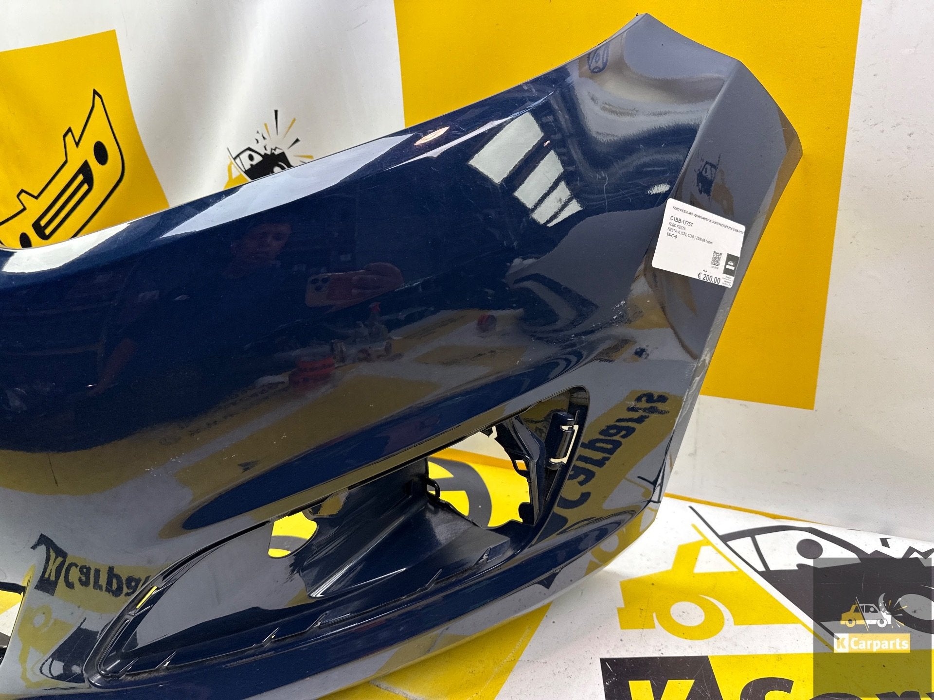 Ford fiesta mk7 voorbumper 2013-2018 facelift PDC C1BB-17757, Gebruikt, Voor, Info@ford.com, Ophalen of Verzenden