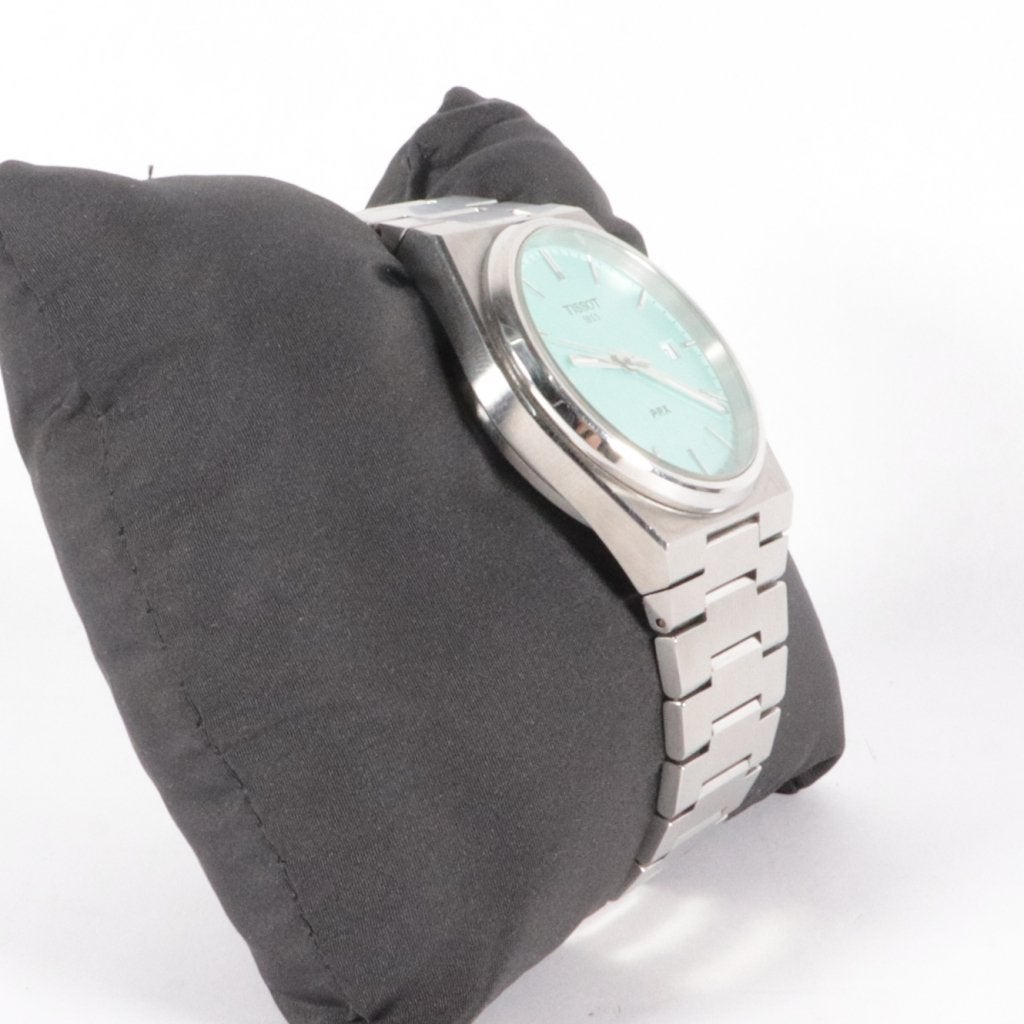 Tissot PRX 46MM Tiffany Blue | Full Set - Nette staat, Tissot, Gebruikt, Support@tissot.com, Rue Louis-Joseph Chevalier 1
2002 NeuchÃ¢tel
Switzerland